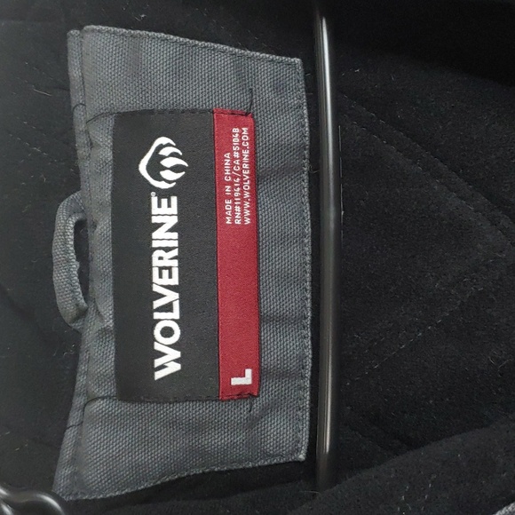 Wolverine Faded Black Insulated Jacket, Size Large - Picture 2 of 11